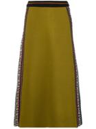 Temperley London A-line Midi Skirt - Green