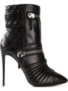 Giuseppe Zanotti Design Pointed Toe Ankle Boots