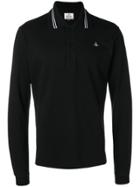 Vivienne Westwood Longsleeved Polo Shirt - Black