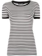 Dolce & Gabbana Striped T-shirt, Women's, Size: 36, Black, Cotton