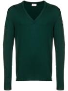 Moncler V-neck Sweater - Green