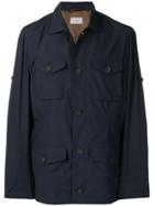 Brunello Cucinelli Lightweight Multi-pocket Jacket - Blue