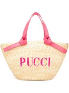 Emilio Pucci Rascello Straw Tote Bag - Neutrals