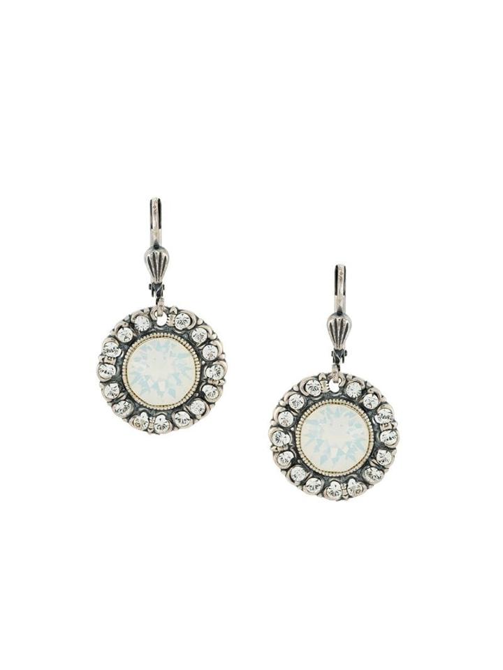 Serpui Brinco De Argola Com Pingente - Silver