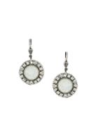 Serpui Brinco De Argola Com Pingente - Silver