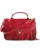 Proenza Schouler Medium Ps1 Satchel, Women's, Red, Leather