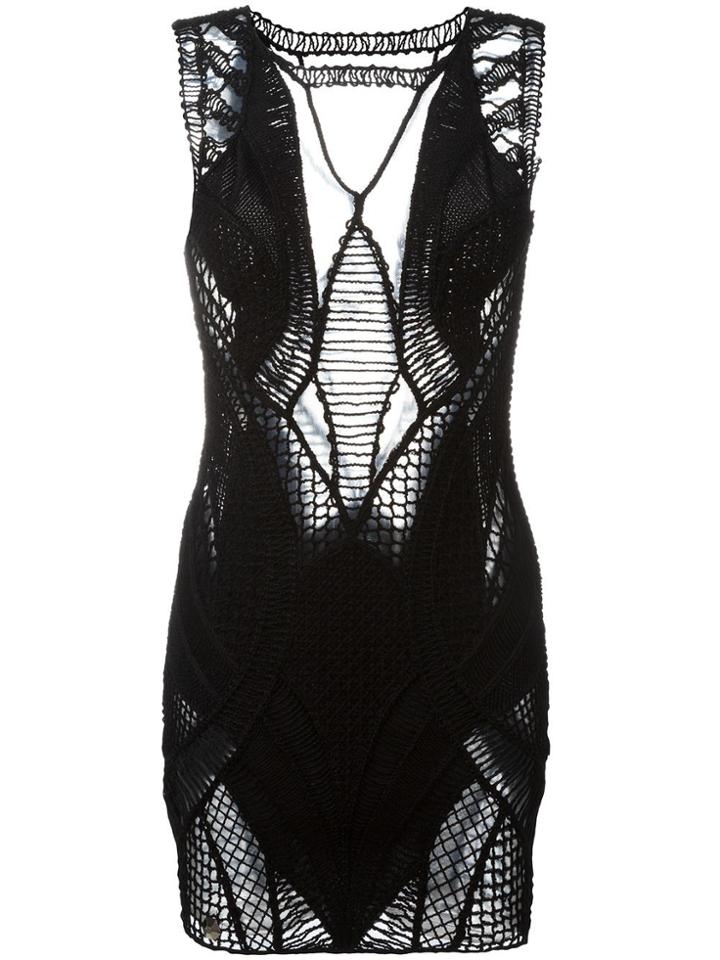 Philipp Plein Anthyliss Mini Dress - Black