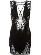 Philipp Plein Anthyliss Mini Dress - Black