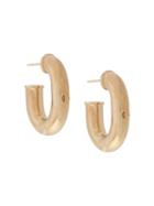 Paco Rabanne Interlocking Hoop Earrings - Gold