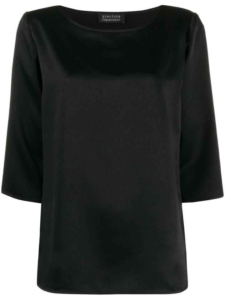 Gianluca Capannolo Loose Fit Blouse - Black