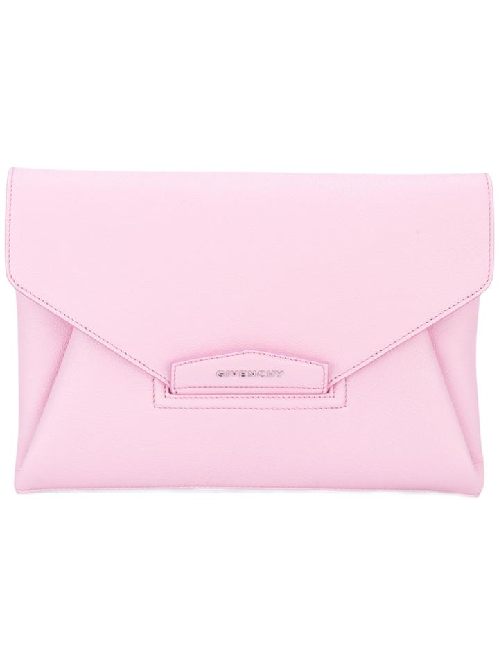 Givenchy Antigona Clutch - Pink & Purple