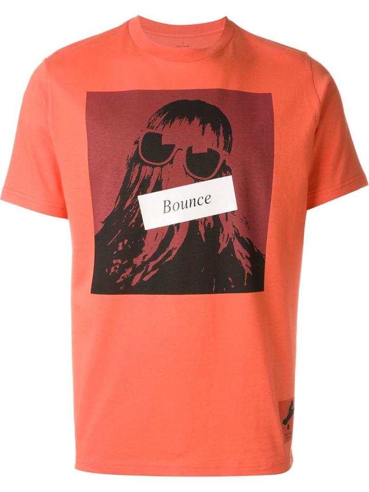 Paul Smith Red Ear 'bounce' Print T-shirt