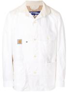 Junya Watanabe Man Boxy Shirt Jacket - White
