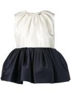 Dice Kayek Peplum Waist Blouse - Blue