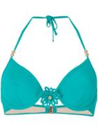 Marlies Dekkers La Flor Plunge Bikini Top - Green