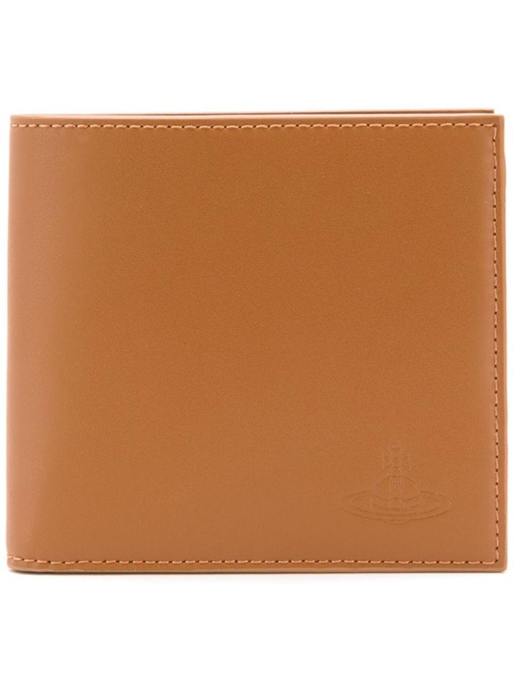 Vivienne Westwood Embossed Logo Bifold Wallet - Brown