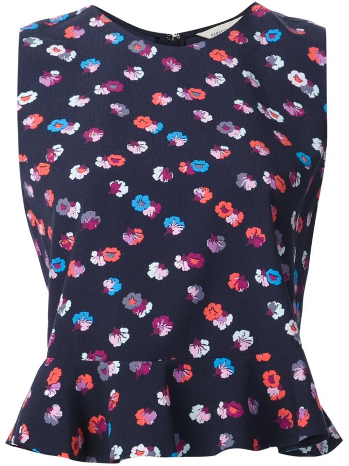 Rebecca Taylor Floral Print Tank Top
