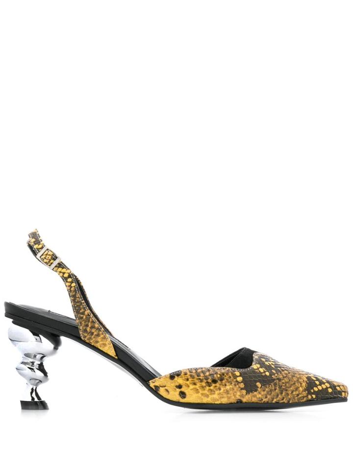 Yuul Yie Pointed Pumps - Yellow
