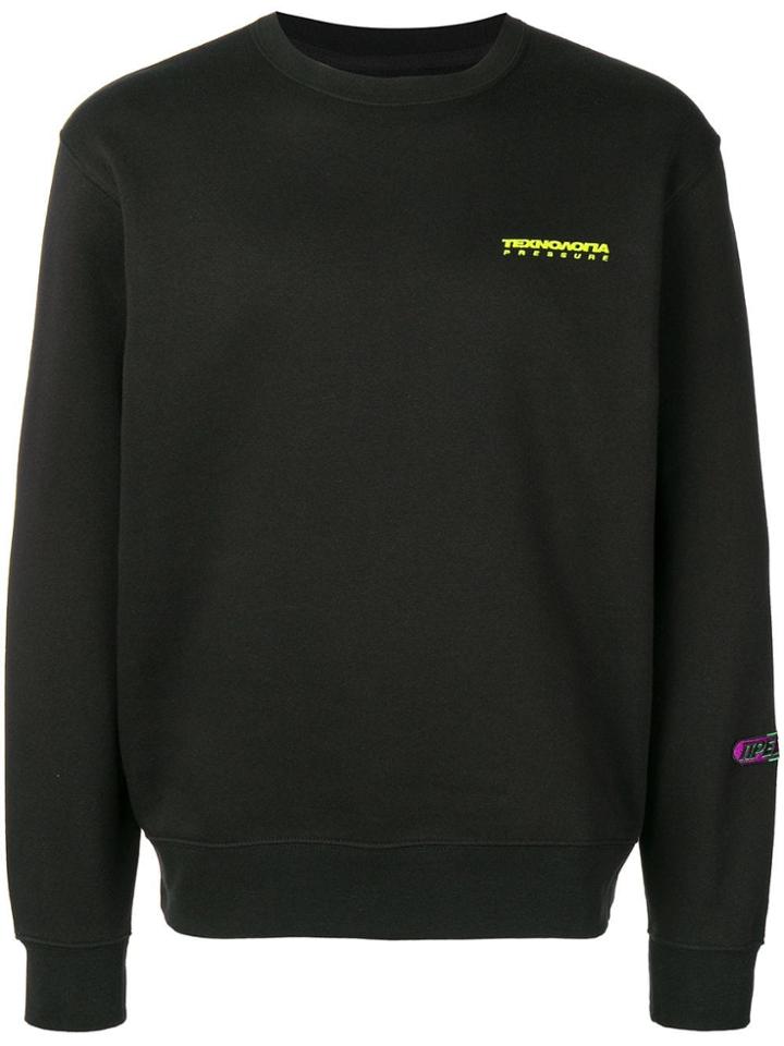 Pressure Logo Detail Sweatshirt - Black