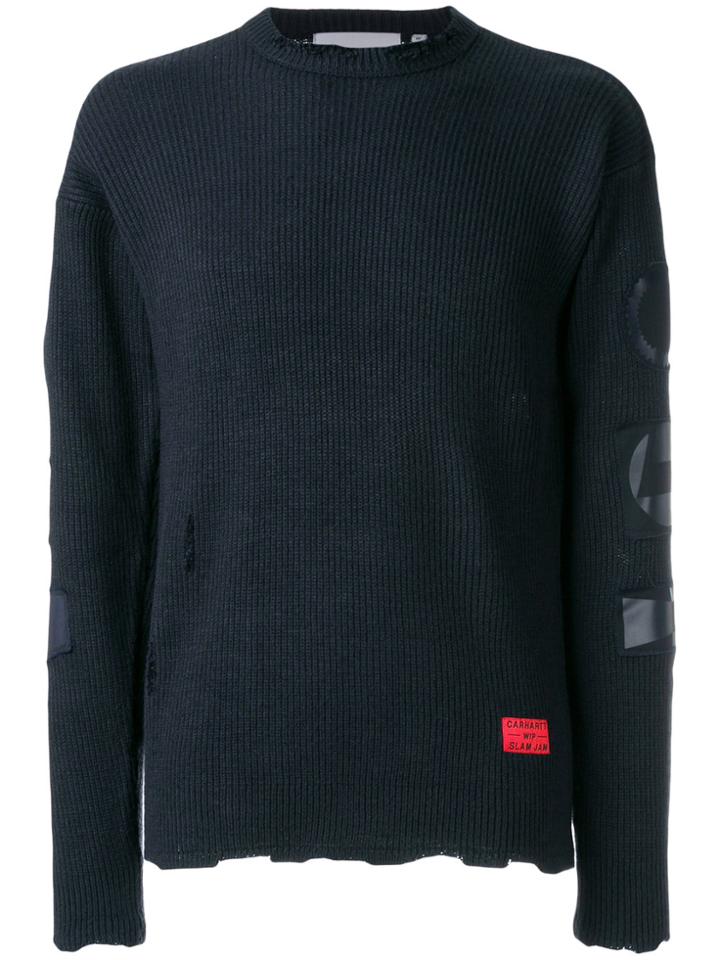 Carhartt Slam Jam X Carhartt Patch Detail Jumper - Blue