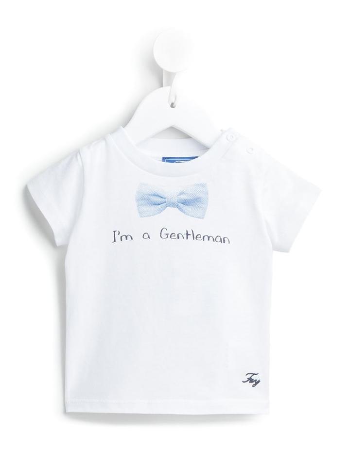 Fay Kids Bow Detail T-shirt