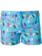 Fefe Ice-cream Print Swimming Shorts