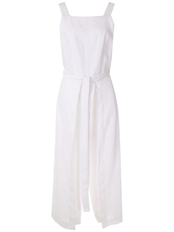 Osklen Tied Linen Jumpsuit - White