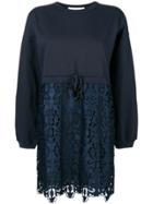 See By Chloé Embroidered Sweatdress - Blue