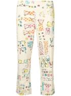 Moschino Pre-owned 2000's Printed Trousers - Neutrals