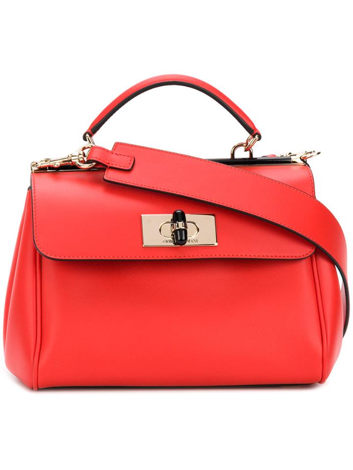 Giorgio Armani Twist-lock Handbag - Red