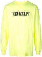 Pleasures Branded Sweatshirt - Yellow