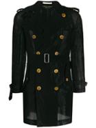 Comme Des Garçons Pre-owned Black Net Jacket