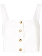 Venroy Buttoned Bodice - White