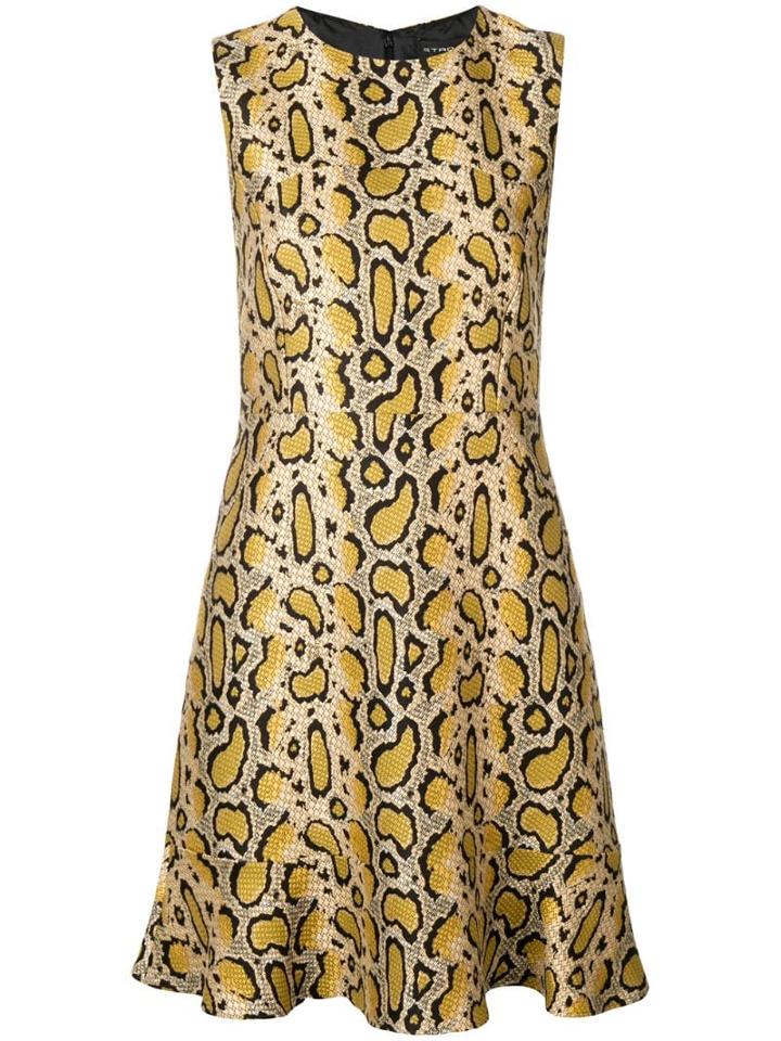 Etro Leopard Print Dress - Neutrals