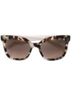 Prada Eyewear - Square Frame Sunglasses - Women - Acetate - 53, Brown, Acetate