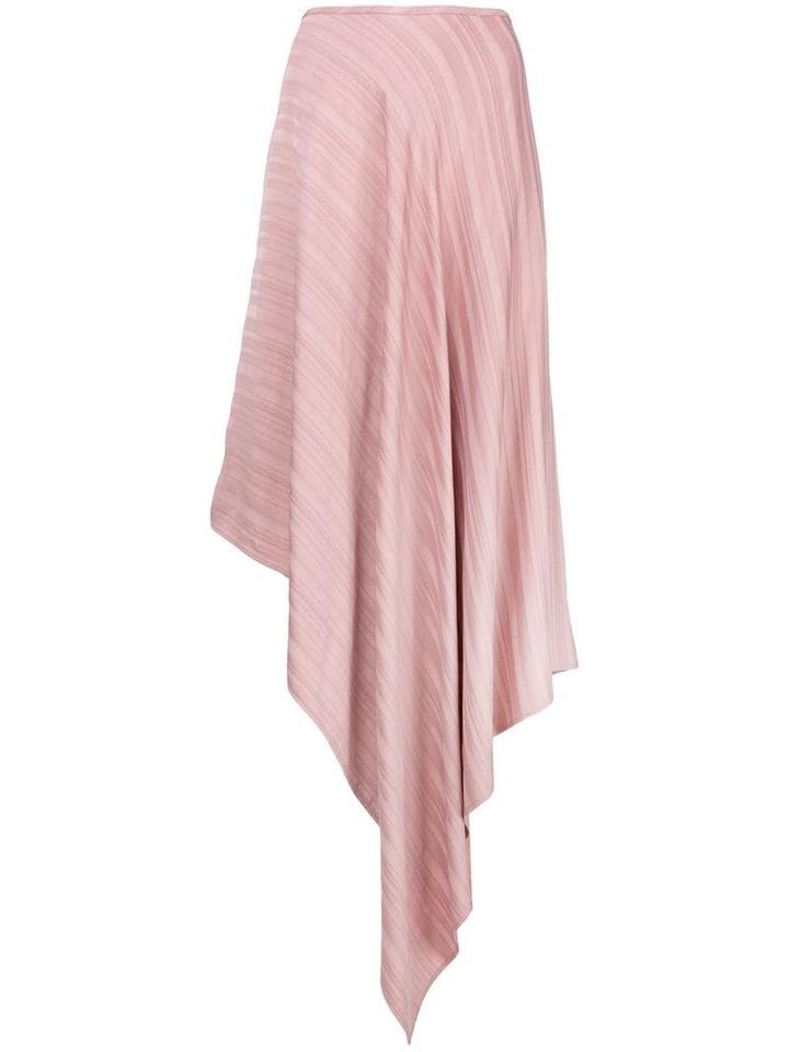 Sid Neigum Textured Asymmetric Skirt - Pink