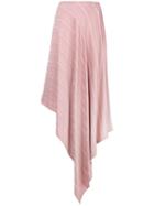 Sid Neigum Textured Asymmetric Skirt - Pink