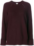 Kenzo Ribbed Knit Kenzo Sweater - Red