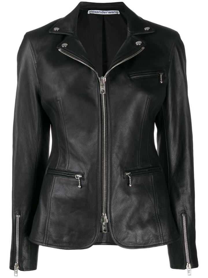 Alexander Wang Ball-chain Biker Jacket - Black