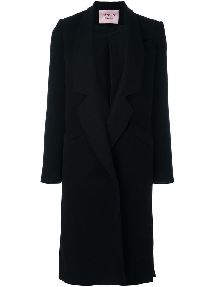 Lanvin Long Asymmetric Lapels Coat