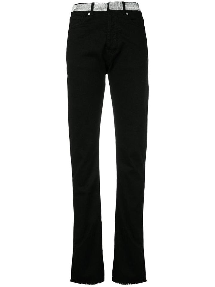 Alexandre Vauthier Slim Fit Jeans - Black