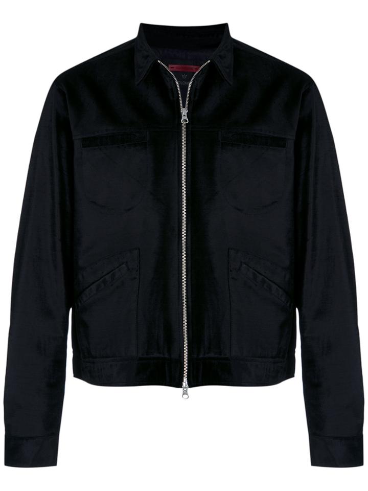 À La Garçonne Front Pockets Jacket - Black