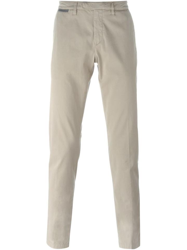 Eleventy Slim Chino Trousers, Men's, Size: 29, Nude/neutrals, Cotton/spandex/elastane