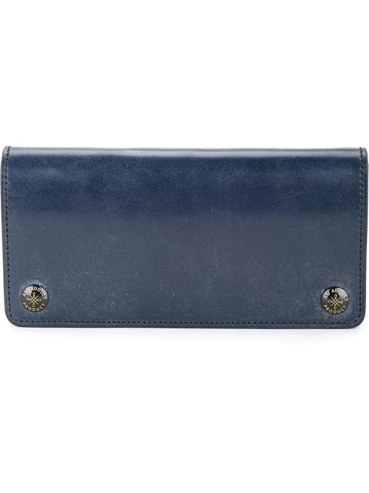Addict Clothes Japan Flap Wallet - Blue