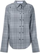 Irene - Flared Sleeve Checked Shirt - Women - Cotton - 36, Women's, Grey, Cotton