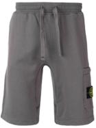Stone Island Drawstring Shorts - Grey