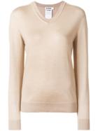 Jil Sander V-neck Jumper - Brown