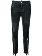 Dsquared2 Zipped Cuff Jeans - Black