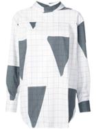 Vivienne Westwood Red Label Triangle Grid Pattern Reversible Shirt -