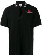 Palm Angels Logo Polo Shirt - Black